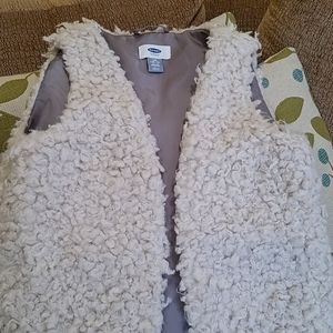 Girl's sheep vest